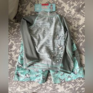 NEW UZ Skinz 3PC Swim Set, Size 6